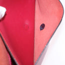 LOEWE Shoulder Bag Leather Red Gold Auth 204848-33
