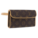 LOUIS VUITTON Monogram Pochette Florentine Waist Bag M51855 LV Auth 204849V-1