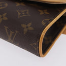LOUIS VUITTON Monogram Pochette Florentine Waist Bag M51855 LV Auth 204849V-17