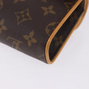 LOUIS VUITTON Monogram Pochette Florentine Waist Bag M51855 LV Auth 204849V-19