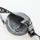Miu Miu Matelasse Chain Shoulder Bag Leather 2way Silver Auth 204852M-11