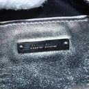 Miu Miu Matelasse Chain Shoulder Bag Leather 2way Silver Auth 204852M-23