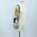Miu Miu Matelasse Chain Shoulder Bag Leather 2way Silver Auth 204852M-28