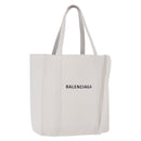BALENCIAGA Everyday XXS Hand Bag Leather 2way White Silver 551815 Auth 204853A-1