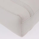 BALENCIAGA Everyday XXS Hand Bag Leather 2way White Silver 551815 Auth 204853A-14