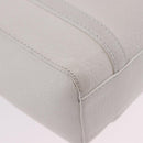 BALENCIAGA Everyday XXS Hand Bag Leather 2way White Silver 551815 Auth 204853A-16