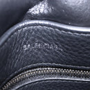 BALENCIAGA Everyday XXS Hand Bag Leather 2way White Silver 551815 Auth 204853A-19
