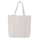 BALENCIAGA Everyday XXS Hand Bag Leather 2way White Silver 551815 Auth 204853A-3