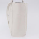 BALENCIAGA Everyday XXS Hand Bag Leather 2way White Silver 551815 Auth 204853A-4