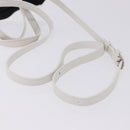 BALENCIAGA Everyday XXS Hand Bag Leather 2way White Silver 551815 Auth 204853A-9