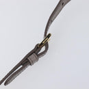 PRADA Galleria Hand Bag Safiano 2way Gray Gold Tone Auth 204854SAV-13