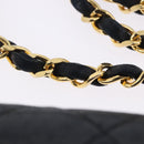 CHANEL Matelasse Chain Shoulder Bag Lamb Skin Beige Gold CC Auth 204855A-8