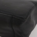 LOEWE Hand Bag Leather Black Gold Auth 204858-15