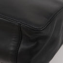 LOEWE Hand Bag Leather Black Gold Auth 204858-17