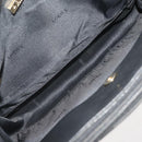 LOEWE Hand Bag Leather Black Gold Auth 204858-11