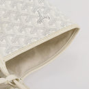 GOYARD Herringbone Saint Louis GM Tote Bag PVC White Auth 204859A-10