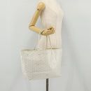 GOYARD Herringbone Saint Louis GM Tote Bag PVC White Auth 204859A-31