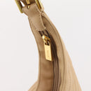 BALLY Shoulder Bag Leather Beige Gold Auth 204860A-17