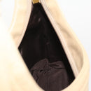 BALLY Shoulder Bag Leather Beige Gold Auth 204860A-20