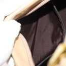 BALLY Shoulder Bag Leather Beige Gold Auth 204860A-23