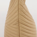 BALLY Shoulder Bag Leather Beige Gold Auth 204860A-6
