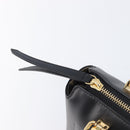FENDI By The Way Mini Hand Bag Leather 2way Black Gold Tone 8BS067 Auth 204865V-21