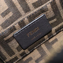 FENDI By The Way Mini Hand Bag Leather 2way Black Gold Tone 8BS067 Auth 204865V-22