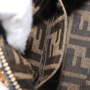 FENDI By The Way Mini Hand Bag Leather 2way Black Gold Tone 8BS067 Auth 204865V-25
