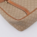 CELINE Macadam Canvas Tote Bag PVC Beige Gold Auth 204866A-11