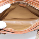 CELINE Macadam Canvas Tote Bag PVC Beige Gold Auth 204866A-17