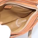 CELINE Macadam Canvas Tote Bag PVC Beige Gold Auth 204866A-18