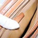 CELINE Macadam Canvas Tote Bag PVC Beige Gold Auth 204866A-22