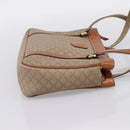 CELINE Macadam Canvas Tote Bag PVC Beige Gold Auth 204866A-5