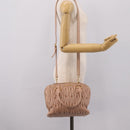 Miu Miu Matelasse Hand Bag Leather 2way Pink Gold Auth 204868-31