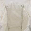 PRADA Hand Bag Nylon White Auth 204869A-20