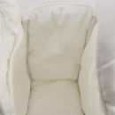 PRADA Hand Bag Nylon White Auth 204869A-21