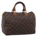 LOUIS VUITTON Monogram Speedy 30 Hand Bag M41526 LV Auth 204871-1