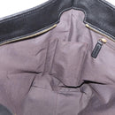 FENDI Zucca Canvas Tote Bag Black Brown Auth 204873-20