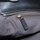 FENDI Zucca Canvas Tote Bag Black Brown Auth 204873-21