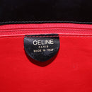CELINE Shoulder Bag Leather Black Gold Auth 204875-30