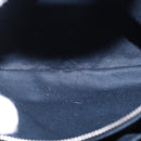 CHANEL Hand Bag Canvas 2way Navy Silver CC Auth 204878V-27