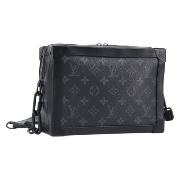 LOUIS VUITTON Monogram Eclipse Soft Trunk Shoulder Bag M44730 LV Auth 204879M