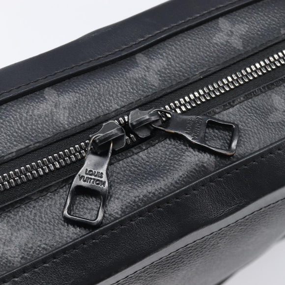 LOUIS VUITTON Monogram Eclipse Soft Trunk Shoulder Bag M44730 LV Auth 204879M