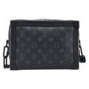 LOUIS VUITTON Monogram Eclipse Soft Trunk Shoulder Bag M44730 LV Auth 204879M-13