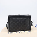 LOUIS VUITTON Monogram Eclipse Soft Trunk Shoulder Bag M44730 LV Auth 204879M-12
