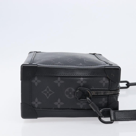 LOUIS VUITTON Monogram Eclipse Soft Trunk Shoulder Bag M44730 LV Auth 204879M