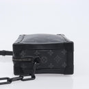 LOUIS VUITTON Monogram Eclipse Soft Trunk Shoulder Bag M44730 LV Auth 204879M-4