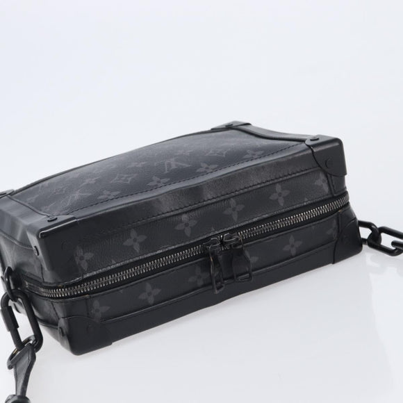 LOUIS VUITTON Monogram Eclipse Soft Trunk Shoulder Bag M44730 LV Auth 204879M