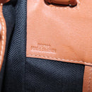 LOEWE Hammock Hand Bag Leather 2way Brown Gold Auth 204880SAM-11
