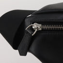 FENDI Bugseye Body Bag Leather Black Silver 7VA434 Auth 204881M-17